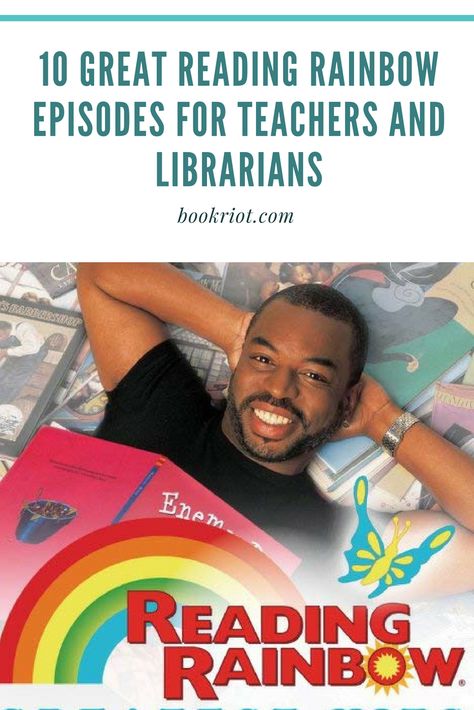 10 great Reading Rainbow episodes for teachers and librarians.  reading rainbow | teaching lessons | teacher lessons | librarians | libraries | book television Bookworms Reading Curriculum, Reading Rainbow Classroom, Earth Poems, Rainbow Lessons, Reading Interventionist, Library Games, Elementary School Library, Curriculum Planning, Teacher Librarian