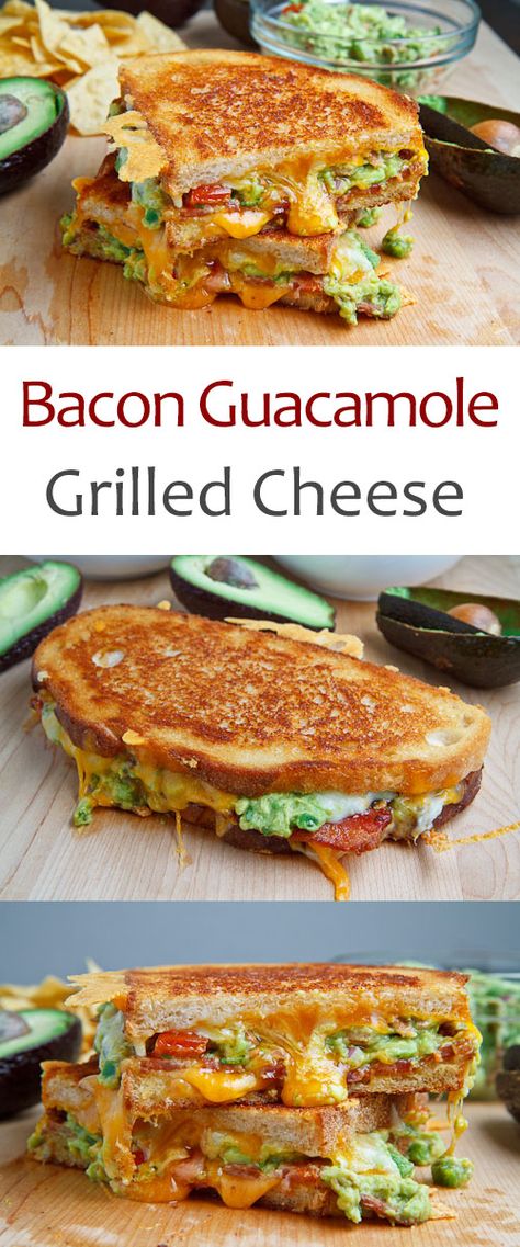 Bacon Guacamole Grilled Cheese Sandwich Vegetarian Grilling, Bacon Guacamole Grilled Cheese, Guacamole Grilled Cheese Sandwich, Guacamole Grilled Cheese, Vegetable Sandwich, Jeff Mauro, Bacon Guacamole, Roast Beef Sandwich, Dinner Family