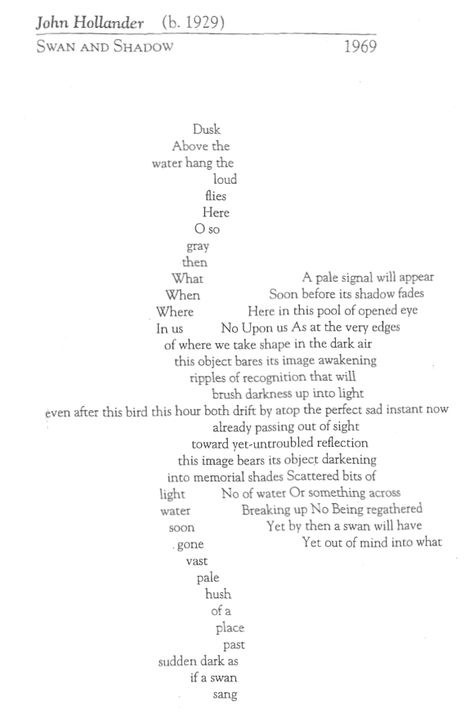 Concrete Poetry Concrete Poem, Types Of Poems, Concrete Poetry, Altered Books Pages, Lyric Poetry, National Poetry Month, Yearbook Design, Poetry Month, Poem A Day