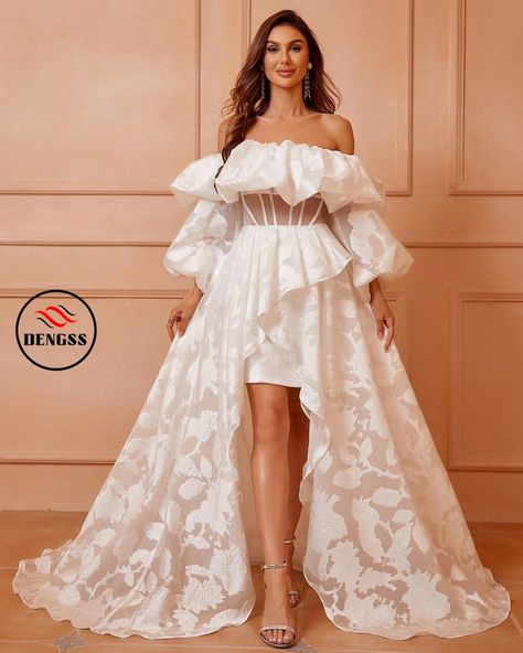 https://dengss.clothing/dengss-belle-jacquard-puff-sleeve-off-shoulder-mesh-spliced-high-low-wedding-dress/?feed_id=2026900&_unique_id=662794474ffff&utm_source=Instagram&utm_medium=28dengss&utm_campaign=FS%20Posteronline%20clothing#DENGSS #fashion #style #love #instagood #like #beautiful #follow #clothing #model #beauty #happy #cute #shoes #shop #DENGSSFASHION #DENGSSSHOES #DENGSSKIDS Pattern Type: PlainNeckline: Off the ShoulderDetails: High Low, Ruffle, ZipperSleeve Length: Long SleeveL... Manche, Bustier Wedding Dress, High Low Wedding Dress, Fairycore Dresses, Wedding Dresses High Low, Wedding Dresses Videos, Off Shoulder Wedding Dress, Wedding Backdrop Decorations, Floor Length Gown
