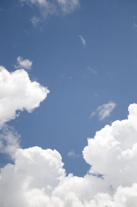 Blue Sky Wallpaper, Blue Sky Photography, Bright Blue Sky, Blue Sky Clouds, Clouds Photography, Sky Wallpaper, Animale Rare, Sky Moon, Cloud Wallpaper