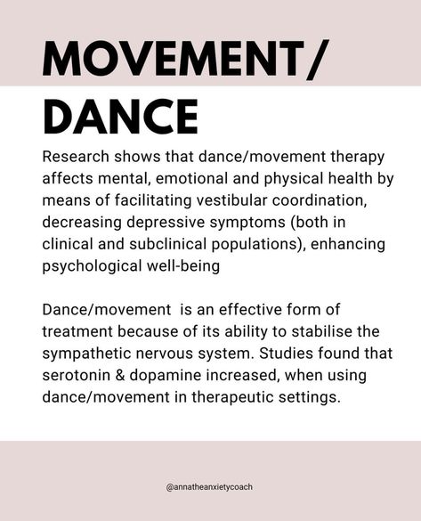 Dance Therapy Quotes, Dance Therapy Activities, Dancing Benefits, Dance Movement Therapy, Dance Classroom, Dopamine Increase, Dance Therapy, Movement Therapy, Teaching Dance