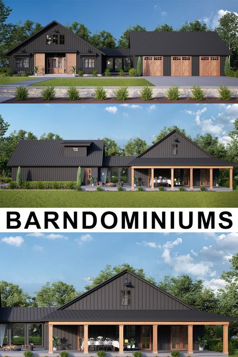 barndominium Metal Building House Plans, Barn Homes Floor Plans, Barndominium Plans, Barn House Design, Barn Style House Plans, Pole Barn House Plans, Barndominium Floor Plans, Farmhouse Style House Plans, Barn Style House