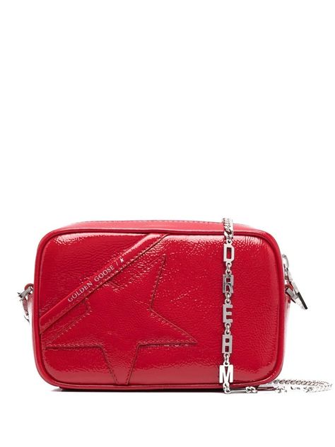 Golden Goose Crossbody Bag, Red Cross Body Bag, Golden Goose Bag, Red Handbags, Red Crossbody Bag, Golden Goose Deluxe Brand, Logo Material, Red Bags, Black Cross Body Bag