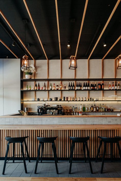 Industrial Bar Restaurant, Modern Bar And Restaurant Design, Light Fixtures Restaurant, Bar Face Design, Modern Bar Restaurant Design, Bar Cafe Design Interior, Best Bar Design Restaurant, Scandinavian Bar Design, Modern Tavern Design