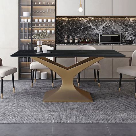 Best Dining Table, Table Base Design, Stone Top Dining Table, Dining Table Design Modern, Metal Base Dining Table, Luxury Dining Tables, Marble Top Dining Table, Simple Kitchen Design, Steel Dining Table