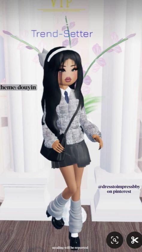 Douyin Dress, Douyin Outfit, Douyin Outfits, Dress To Impress Outfits, Outfits Roblox, Cute Simple Outfits, Simple Outfits, Trend Setter, Dress To Impress