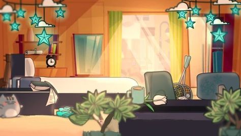 Gacha Bedroom, Gacha Backgrounds Outside, Club Bedroom, Free Green Screen, Drawing Accessories, Seni Dan Kraf, Props Art, Scenery Background, Buku Skrap