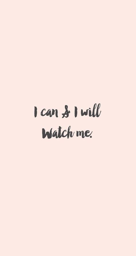 I can and I will. Watch me. Coron, Short Quotes, Motivation Poster, Motivation Positive, Motiverende Quotes, Short Inspirational Quotes, Instagram Bio, Self Love Quotes, The Words