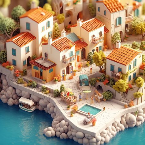 3d Art Environment, Isometric Blender 3d, Blender Inspiration 3d, Cute Blender Art, 3d Blender Ideas, 3d Modelling Ideas, 3d Art Blender, Lowpoly Enviroment, Blender Diorama