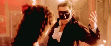 Phantom Of The Opera GIF - Phanton Of The Opera Phantom Of - Discover & Share GIFs Phantom Of The Opera Gif, Gerard Butler Phantom, Erik And Christine, Lace Masquerade Masks, Mask Ball, Opera Mask, Opera Ghost, Gaston Leroux, Ball Mask