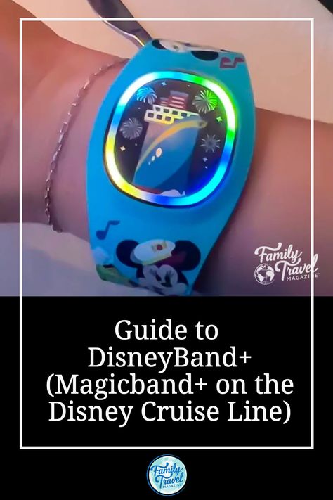 The popular Disney MagicBand has now been launched on the Disney Cruise Line. Called the DisneyBand+, this band is an optional add-on that can enhance your Disney Cruise experience. Read more in our post (link in bio). Pixie Dust Ideas For Disney Cruise, Disney Cruise Wish, Disney Wish Cruise Ship, Disney Wish Cruise, Disney Magicband, Disney Magic Cruise Ship, Disney Dream Cruise Ship, Disney Bands, Disney Magic Cruise