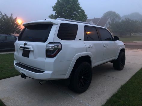 Toyota 4runner White, 4 Runner Toyota Interior, White Four Runner, White Toyota 4runner Blacked Out, 4 Runner Aesthetic, White 4runner Blacked Out, White Toyota 4runner, White 4runner, 4runner Interior