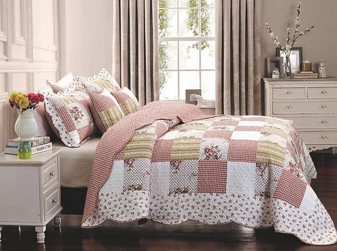 Shabby Chic Bedrooms, Patchwork, Luxury Bedspreads, Bedspreads Comforters, Luxury Duvet Covers, Luxury Printing, Vintage Patchwork, Quilted Bedspreads, Bedspread Set