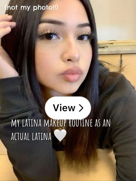Lemon8 · my latina makeup routine as an actual latina 🤍  · @ria 💗 Make Up, How To Be Latina, Latina Makeup, Makeup Routine, Makeup, Quick Saves