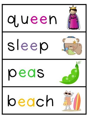 Long E Spelling Freebies! Kindergarten Winter, Long E, First Grade Phonics, Kindergarten Language Arts, Classroom Freebies, Positive Learning, Word Work Activities, Jolly Phonics, Phonics Words