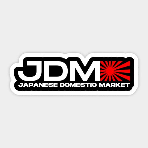 Jdm Logo, Aesthetic Car Accessories, 2023 Cars, Car Sticker Ideas, Cool Car Stickers, Typography Sticker, Tipografi 3d, Automotive Logo Design, Jdm Stickers