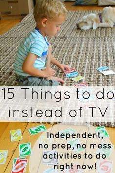 No prep, no mess, independent activities for kids (even preschoolers) to do instead of zoning out on television! No Prep Toddler Activities, Independent Activities For Kids, Preschool Independent Activities, Kat Diy, Independent Activities, Bonding Activities, Toddler Snacks, Toddler Play, Kids Learning Activities