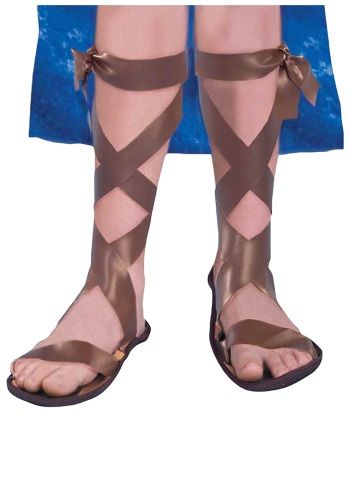 Child Roman Sandals#Child, #Roman, #Sandals Roman Soldier Costume, Shepherd Costume, Gladiator Costumes, Biblical Costumes, Nativity Costumes, Soldier Costume, Brown Strappy Sandals, Roman Costume, Roman Soldier