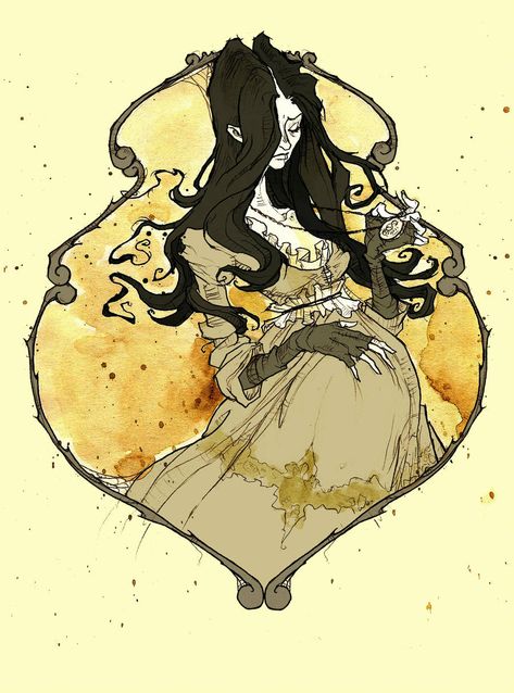 Gothic Beauty, Gaunt Family, Merope Gaunt, Abigail Larson, Dark Harry, Literary Art, Dark Mori, Hp Harry Potter, Harry Potter Fan Art