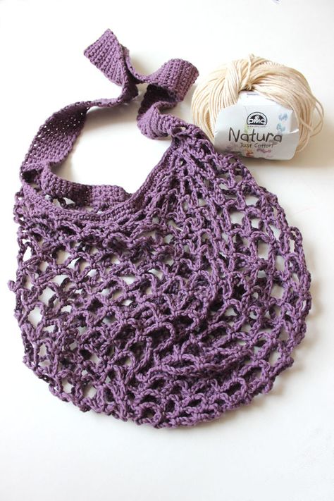 Easy One Skein Crochet Market Bag. Free Pattern | Zeens and Roger Crochet Market Bag Free Pattern, Market Bag Free Pattern, Knitting Projects Sweaters, Bag Free Pattern, Knitting Projects Free, One Skein Crochet, Crochet Market, Knitting Patterns Free Beginner, Knitting Patterns Free Sweater