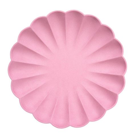 Compostable Plates, Meri Meri Party, Pink Plates, Bamboo Plates, Diy Cadeau, Disposable Plates, Meri Meri, Rose Pastel, Large Plates