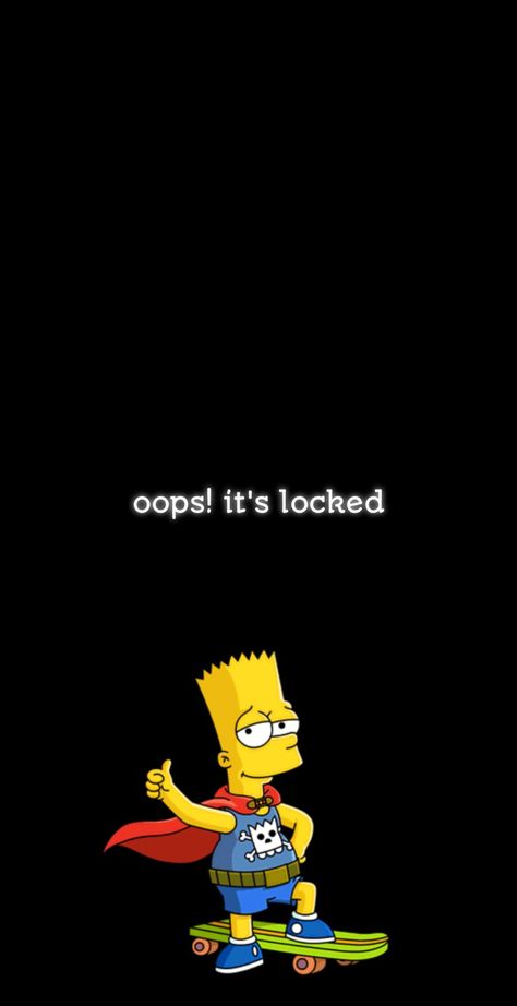 It’s Locked Wallpaper, Simpsons Wallpaper Aesthetic, It's Locked Wallpaper, Drippy Wallpapers, Simpsons Wallpaper, Simpson Wallpaper, Simpsons Cartoon, Simpson Wallpaper Iphone, It's Locked