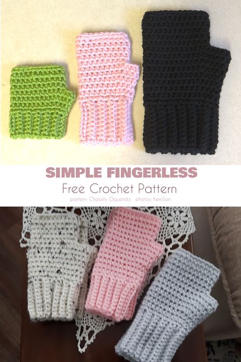 Simple Fingerless Amigurumi Patterns, Couture, Crochet Fingerless Gloves With Thumb Free Pattern, Crochet Children Mittens Free Pattern, Crochet Mitts Fingerless, Simple Crochet Fingerless Gloves, Diy Crochet Fingerless Gloves, Easy Crochet Wrist Warmers, Crochet Hand Warmers Free Pattern Easy