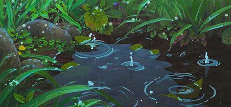 rain Rain Animation, Art Studio Ghibli, Rain Gif, Photographie Indie, Anime Disney, The Garden Of Words, 심플한 그림, Secret World Of Arrietty, Arte 8 Bits