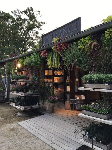 Small Garden Center Ideas, Plant Shop Display Ideas, Garden Shop Display, Garden Bakery, California Garden Design, Greenhouse Cafe, Kitchen Design Tips, Garden Center Displays, Flower Shop Interiors