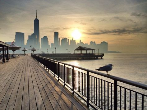 J. Owen Grundy Park, Jersey City Ny Skyline, City Adventure, Most Beautiful Places To Visit, New York City Vacation, Traveling Alone, Garden State, Going Solo, World Cities, American Cities