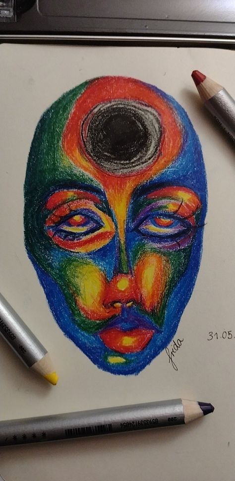 Croquis, Pencil Crayons Drawing, Wax Crayon Painting Ideas, Crayola Pencil Art, Art With Wax Crayons, Cool Crayon Drawings, Wax Crayon Painting, Drawings With Wax Crayons, Wax Crayons Drawing