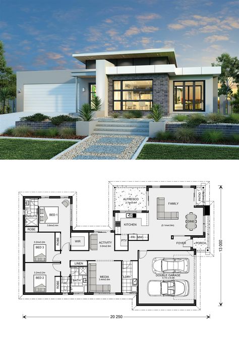 Splendid Three Bedroom Modern House Design Modern House Projects Plans, Small Modern Contemporary House Design, One Floor Modern House Design, Two Bedroom Modern House Plans, Three Bedroom House Plan Three Bedroom House Plans Modern, 3 Bedroom Modern Bungalow House Plans, Small Modern Home Plans, Three Bedroom House Plans Modern, 3 Bedroom Modern House Plans