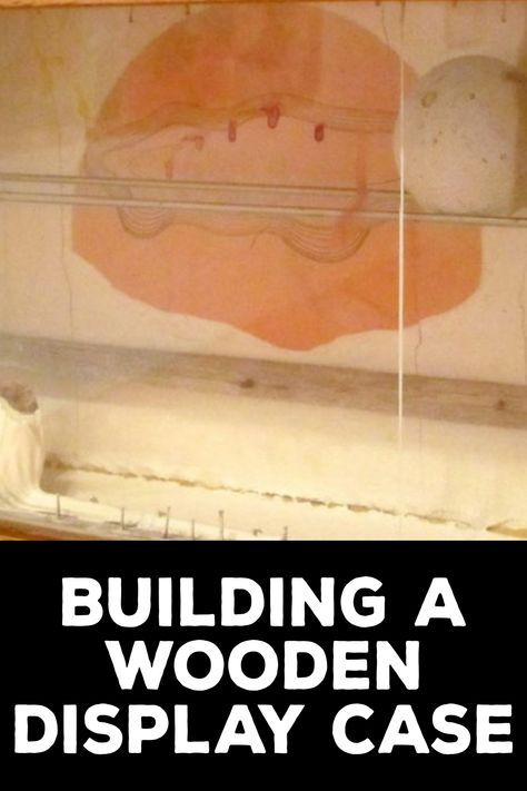 How to Build a Wooden Display Case Electric Jigsaw, Shadow Box Display Case, Diy Shadow Box, Wooden Items, Glass Display Case, Outdoor Display, Wooden Display, Own House, Display Cases