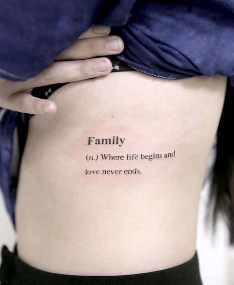 50 Heart-warming Family Tattoos And Meaning - Our Mindful Life 2022 Family Tattoos, Good Family Tattoo, Meaningful Tattoos For Family, Family Quotes Tattoos, Cream Tattoo, Our Mindful Life, Family Tattoo Designs, Writing Tattoos, Classy Tattoos