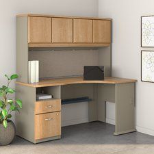 Book Storage Ideas Diy, Modern Office Furniture Desk, Modular Home Office Furniture, Corner Desk With Hutch, Computer Table Design, Diy Doors, Diy Corner Desk, Modern Bureau, Pallet Desk