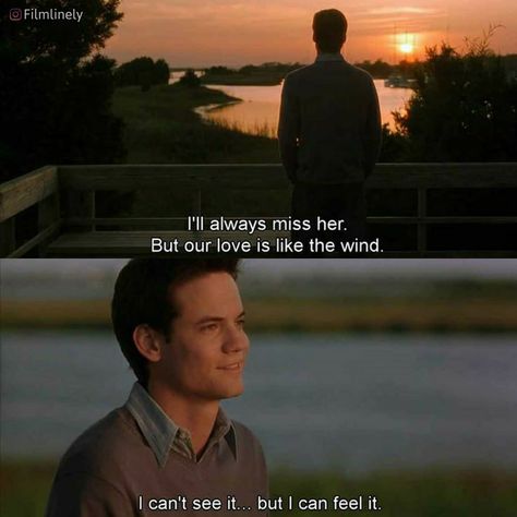 Romantic Film Quotes, A Walk To Remember Quotes, Famous Film Quotes, Remember Movie, Hollywood Quotes, Romantic Dialogues, Nicholas Sparks Quotes, The Others Movie, A Walk To Remember