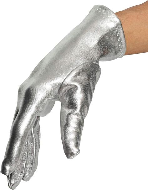 Amazon.com: Arsimus Shiny Metallic Gloves (Silver) : Clothing, Shoes & Jewelry Gloves, Metallic Gloves, Silver Gloves, Metal Glove, Silver Clothing, Gold Clothing, Leather Glove, Shoes Jewelry, Top Styles