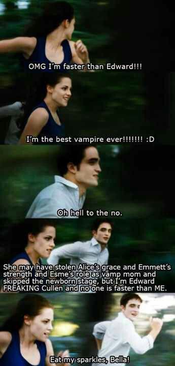 Haha Twilight Saga Quotes, Twilight Videos, Twilight Jokes, Twilight Scenes, Twilight Saga Books, Twilight Quotes, Twilight Saga Series, Twilight Funny, Robert Pattinson Twilight