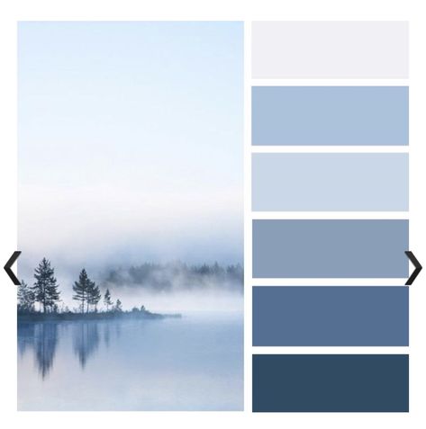 Blue Shades Colour Palettes, Blue Color Palette Bedroom, Lilac Color Palette, Silver Color Palette, Blue Shades Colors, Paint Color Schemes, Blue Palette, Grey Color Palette, Blue Colour Palette