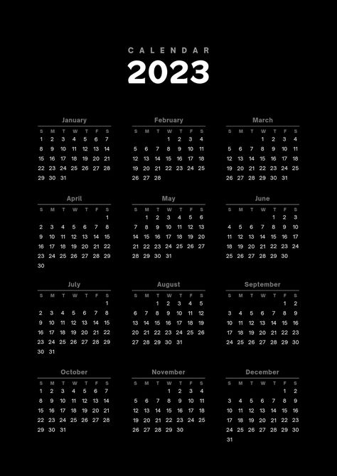 Calendar for Mobile wallpaper #2023 #calender #black #white Calender 2023 Wallpaper, 2023 Calendar Aesthetic Black, Calendar 2023 Black And White, 2023 Calendar Black And White, Asthetic Calender 2023, Calender Wallpapers 2023, 2023 Calender Aesthetic, Calendar 2023 Black, Wallpaper Calendar 2023