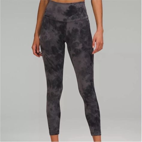 Lululemon Align High-Rise Pant With Pockets 25" Color: Diamond Dye Pitch Grey Graphite Grey Size: 4 Sold Out Completely! Body: 81% Nylon, 19% Lycra Elastane Lining: 90% Nylon, 10% Lycra Elastane When Feeling Nothing Is Everything. Powered By Nulu Fabric, This Version Of Our Align Tight Still Feels Weightless And Buttery-Soft, With Added Pockets To Hold Your Essentials During Your Practice. Nulu Lightweight, Buttery-Soft Nulu Fabric Wicks Sweat And Is Four-Way Stretch Buttery-Soft Handfeel Lightweight Sweat-Wicking Four-Way Stretch Features Designed For: Yoga Lycra: Added Lycra Fibre For Shape Retention Comfortable Waistband: Lies Flat Against Your Skin And Won't Dig In Snoopy, Lululemon Leggings Align, Lulu Leggings, Lululemon Align Leggings, Tie Dye Leggings, Lightweight Pants, Grey Tie Dye, Lululemon Align, Yoga Pants Women