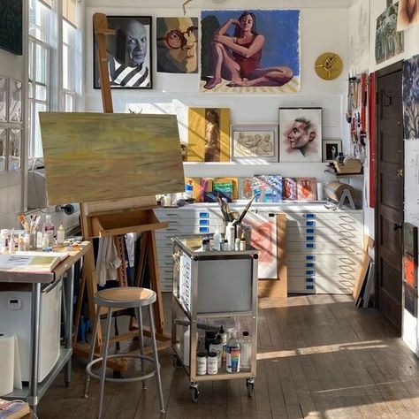 Bio — Kenneth Carbone Studios Organisation, Home Atelier Workspaces, Art Studio Storage, Artist Workspace, Art Shed, Art Studio Space, Art Studio Room, Art Studio Organization, Art Studio Design