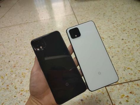 imgur   Were a few hours away from the launch of the new iPhones but its raining Pixel 4 leaks right now. So much so that were not sure if Google will have any surprises left up its sleeve for the October launch event.  This time around in-hand images of the alleged Pixel 4 XL in both white and black colorways have leaked online. The pictures have been making the rounds on Reddit and you can also see all the leaked images in the linked imgur post here.  What you see are two Pixel 4 XL units or a Google Pixel 4xl, Google Pixel 4 Xl, Photograph Display, Mobile Music, Seo Blog, Hand Images, Pixel Phone, Smartphone Photography, Photography Games