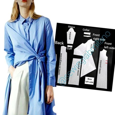 Chemise, Couture, Sewing Lessons, Pattern Making Tutorial, Shirt Dress Pattern, Shirting Fabric, Block Dress, Fabulous Dresses, Cutout Dress