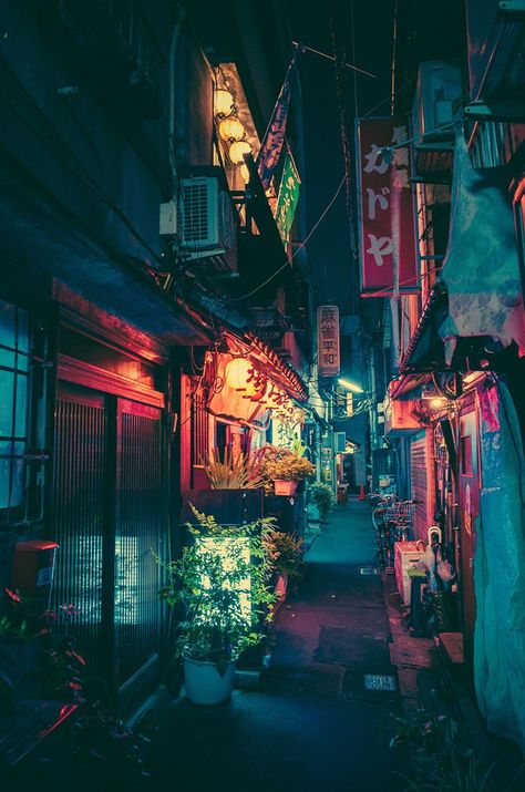Futurism, Naha, Fotografi Urban, Fotografi Kota, Tokyo Night, New Retro Wave, Photography Street, Japon Illustration, Alam Semula Jadi