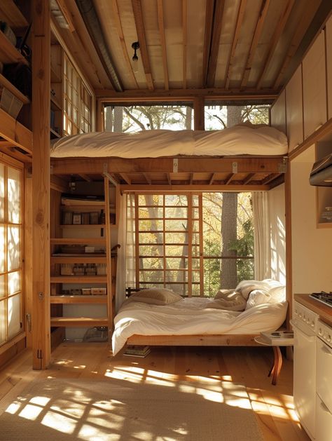 8 Japanese Tiny House Inspirations – TastyInteriors Tiny Earthship House, Modern Japanese House Interior Design Small Spaces, Zen Tiny House, Japanese Inspired Tiny House, Japanese Country Home, Dream Tiny House, Creative Tiny House, Tiny Home Inspiration, Japan Tiny House