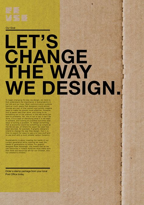 Graphic Design Manifesto, Sustainable Poster Design, Sustainability Graphic Design, Future Graphic Design, Sustainability Aesthetic, Sustainability Poster, Packaging Layout, Design Manifesto, Karton Design