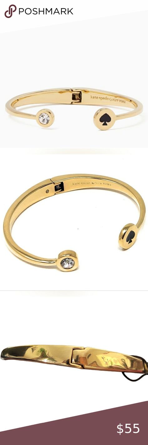 Kate Spade Jewelry Kate Spade Spot The Spade Gold Metal Bangle NWT Kate Spade, Fashion Tips, Spade Jewelry, Kate Spade Jewelry, Gold Metal, Bangles, Plus Fashion, Gold, Fashion Trends