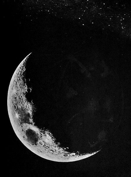 an image of the moon taken in black and white from space station crew member's perspective